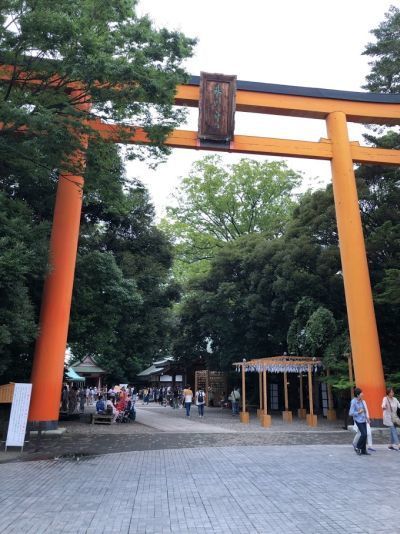 川越氷川神社の縁むすび風鈴まつり 茨城の景色