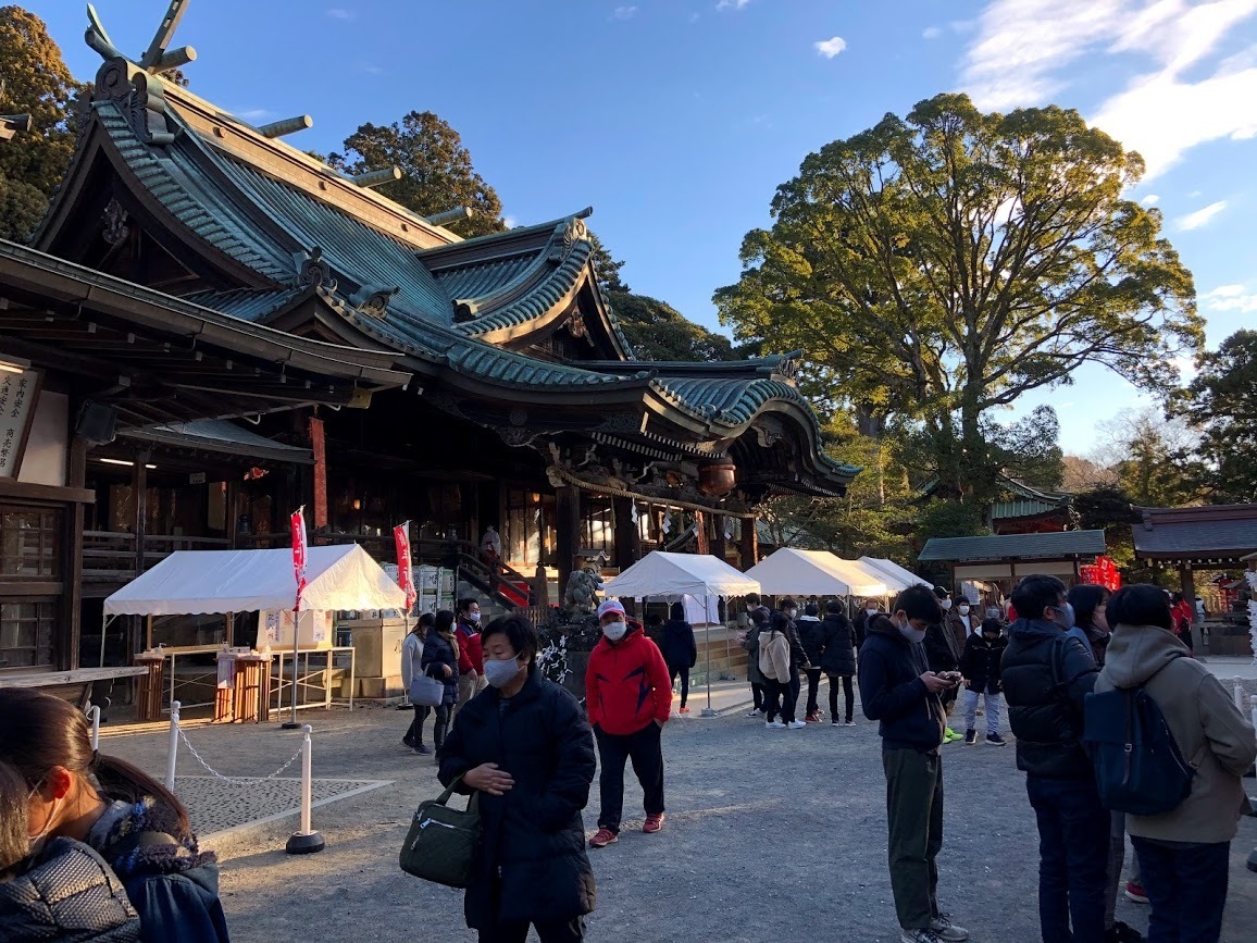 筑波山神社へ初詣 茨城の景色